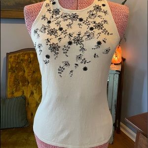 Ann Taylor Tank with beading